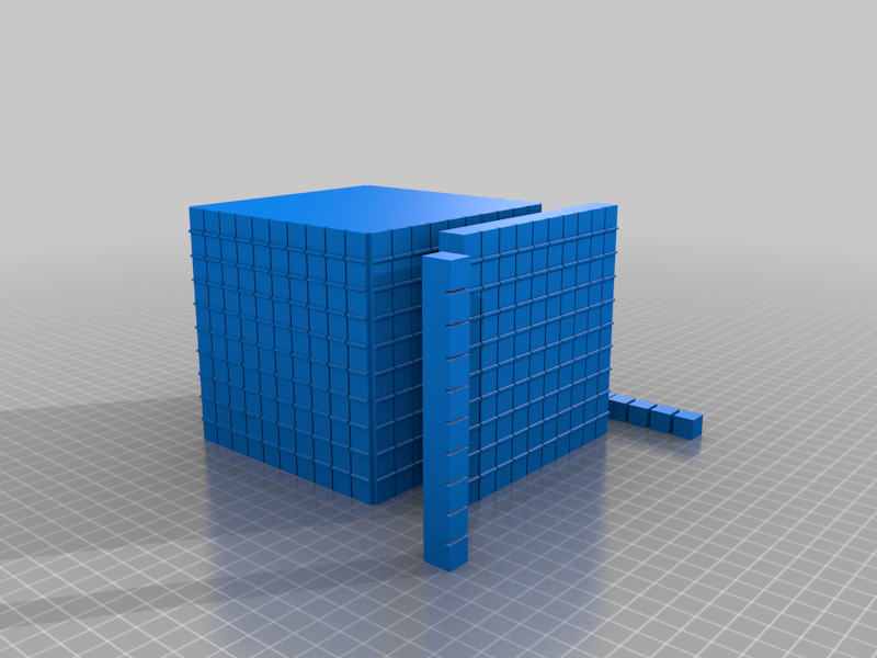 Mathematics Counting Cubes