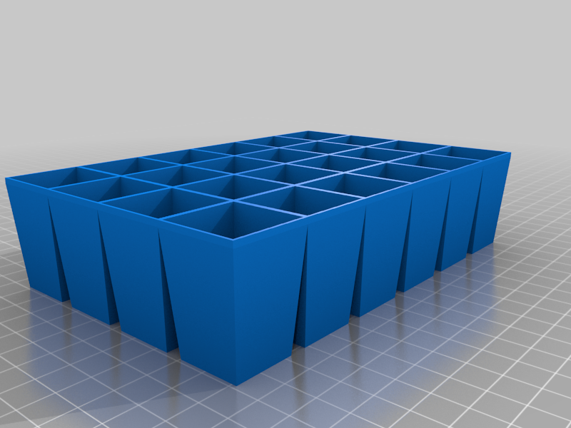 Rockwool seed germination tray