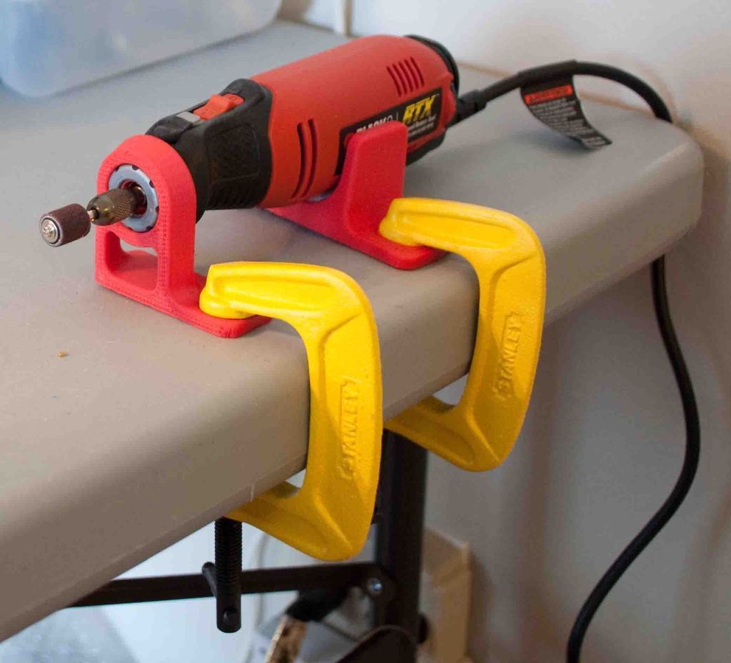 Rotary tool stationery holder