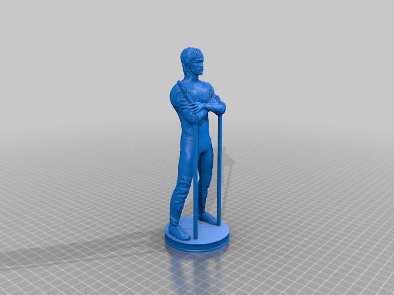 Bruce Lee Stand with Support