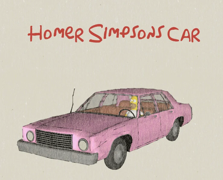 Homer Simpsons Car for #WeLoveCars collection by whatakuai
