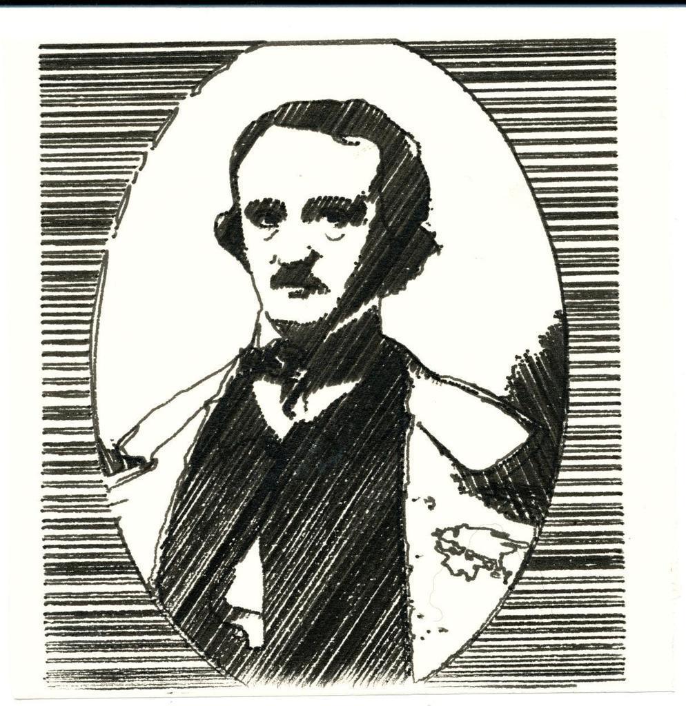 Portrait of Edgar Allan Poe