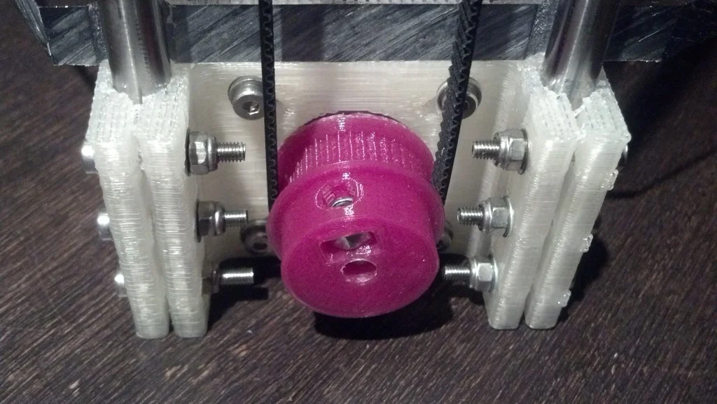 PLA printed gear for Rostock - 2mm pitch, GT2, 40t