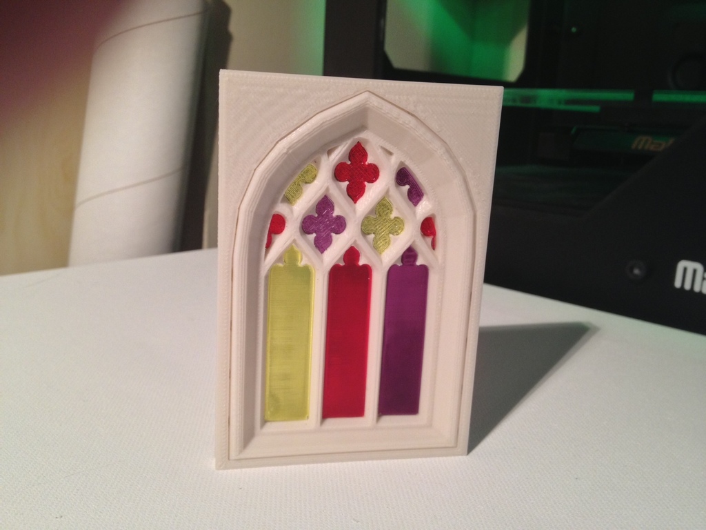 Gothic Stained Glass Window