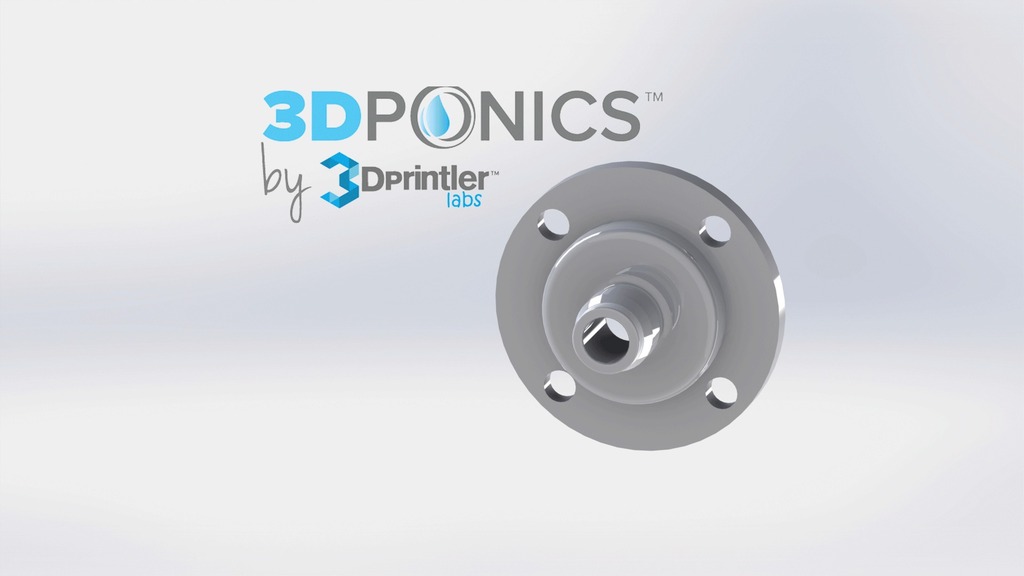 Drip Nozzle (3/4 inch, 4 holes) - 3Dponics Vertical Garden