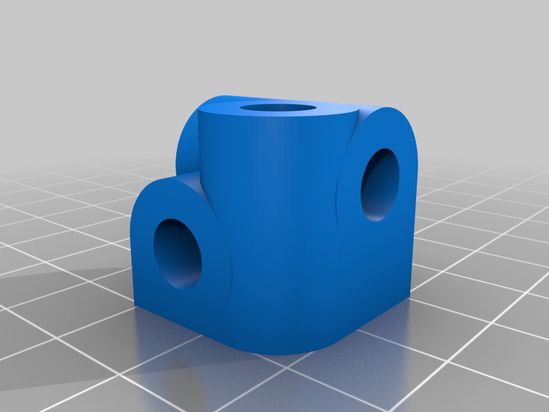 6mm, 1/4" 3-Axis Block