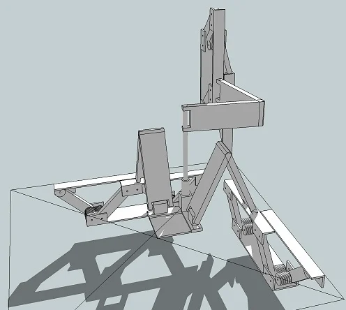 Tripteron with Double Lamina Compliant Joint linear linkage