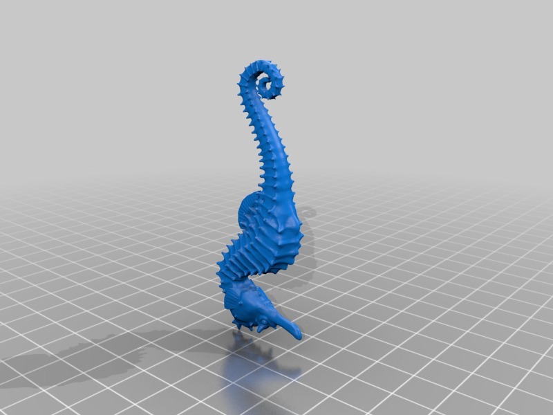 タツノオトシゴ（Seahorse）3Dデータ