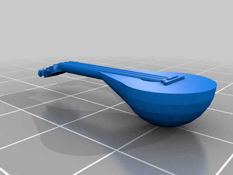 Lute for Lego minifig