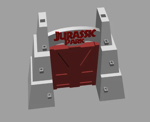 Jurassic Park Gate "What do they have in there King Kong"