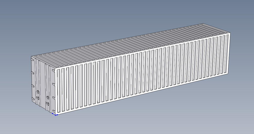 40 Plate Container HO Scale