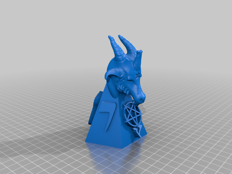 Baphomet Sigil Statue