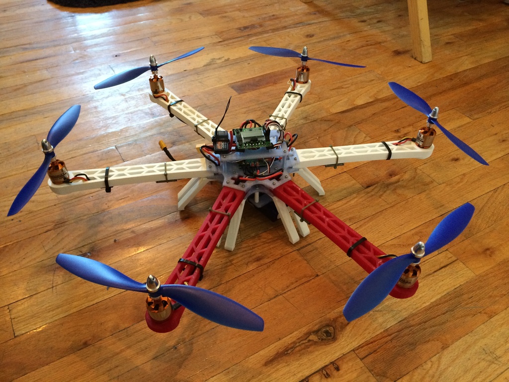 3D Printable Hexacopter