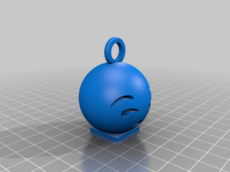 Sad Keyring (emoji)