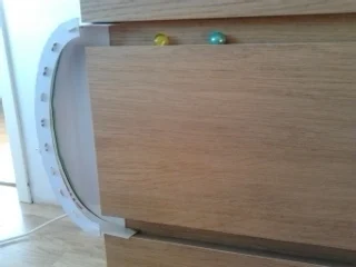 Marble Run adapter for Ikea Malm dresser