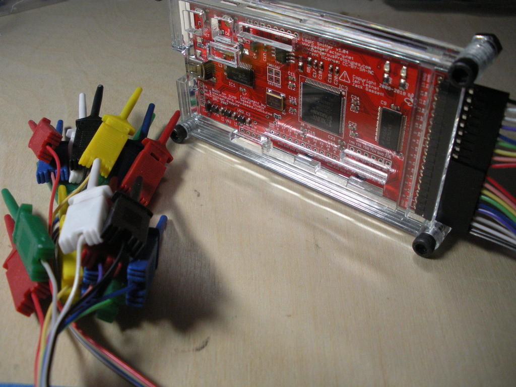OpenBench Logic Sniffer laser cut case