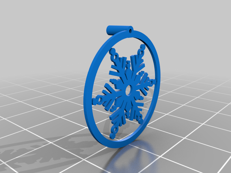 Spinny Snowflake Ornament