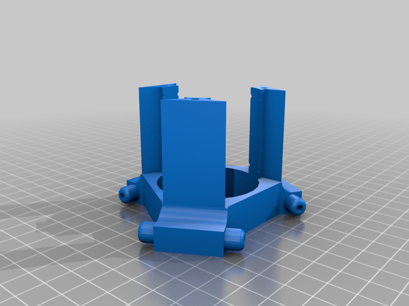 Delta Effector with Fancase for E3D V5 / V6（40mm Pitch)