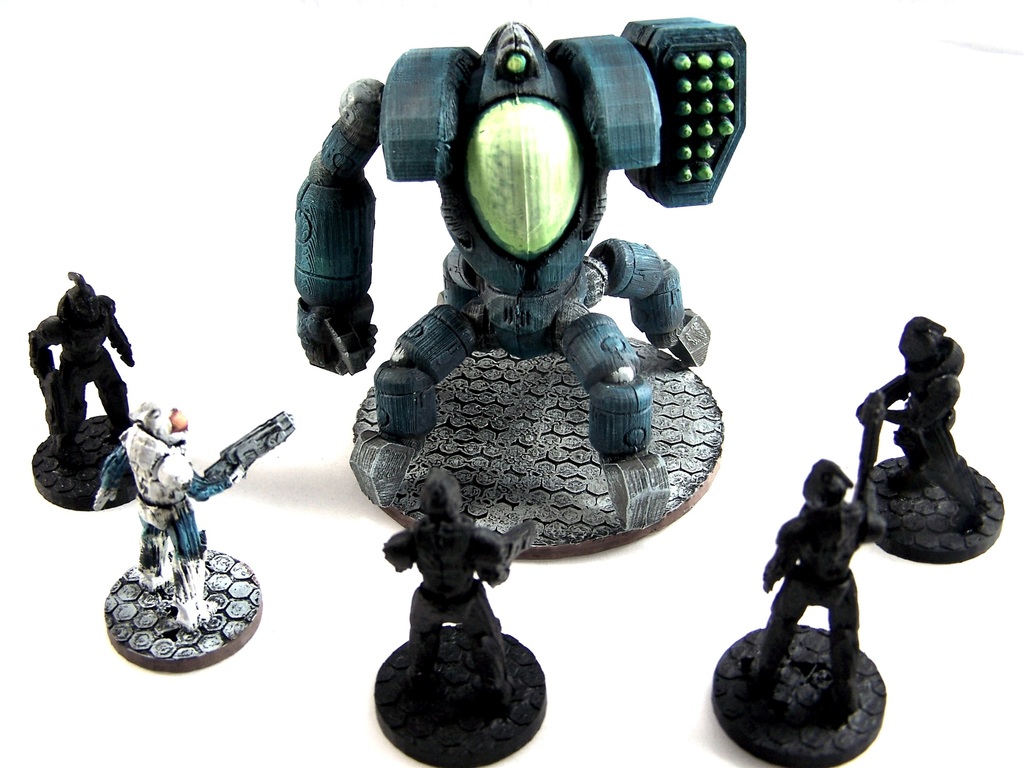 House Vermeni Highblood Command Pod, 28mm Miniature
