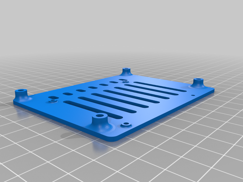 DonkeyCar base plate adapter for Nvidia Jetson Nano