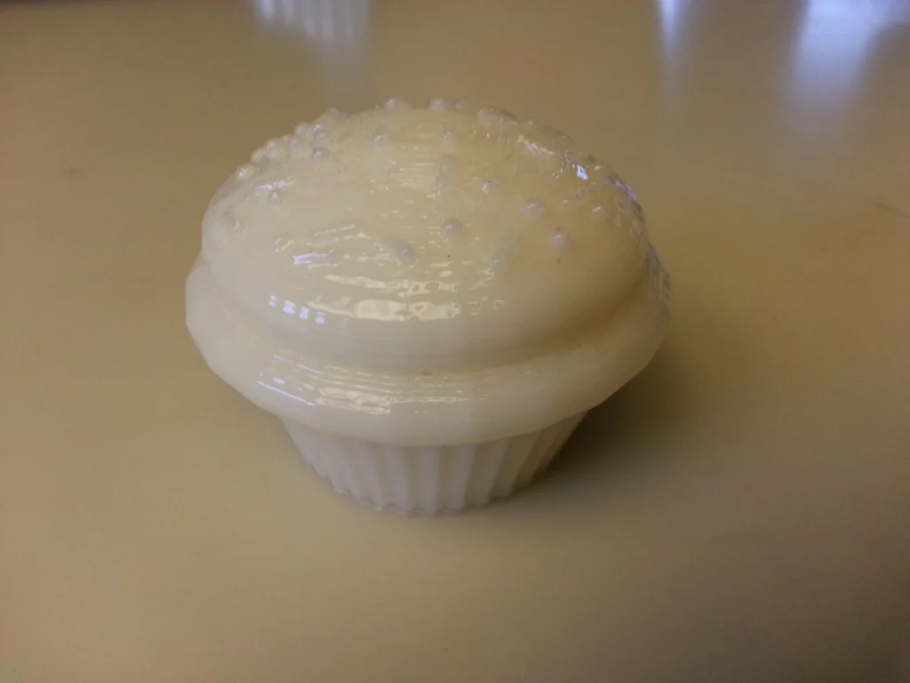 Glossy cupcake