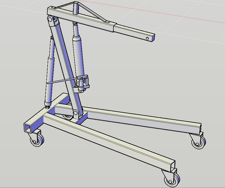 Engine Lifter (for diorama garage)