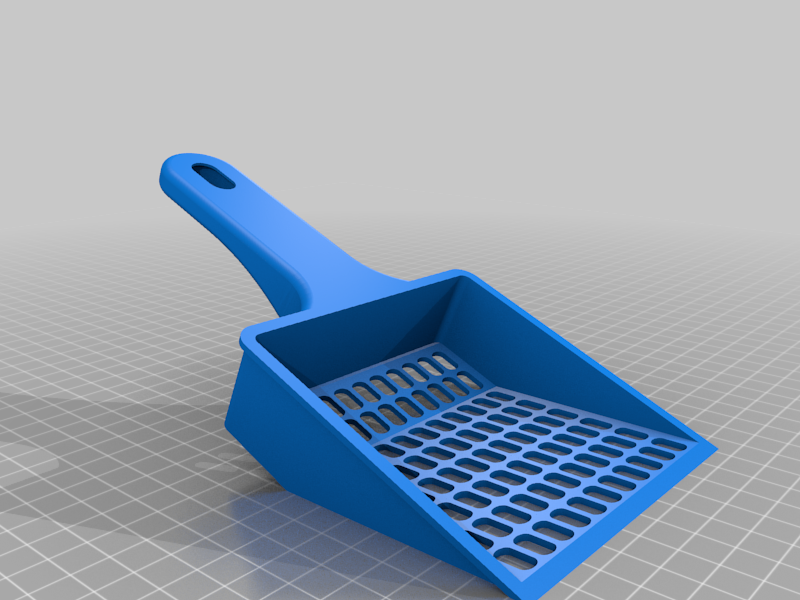 Cat litter shovel