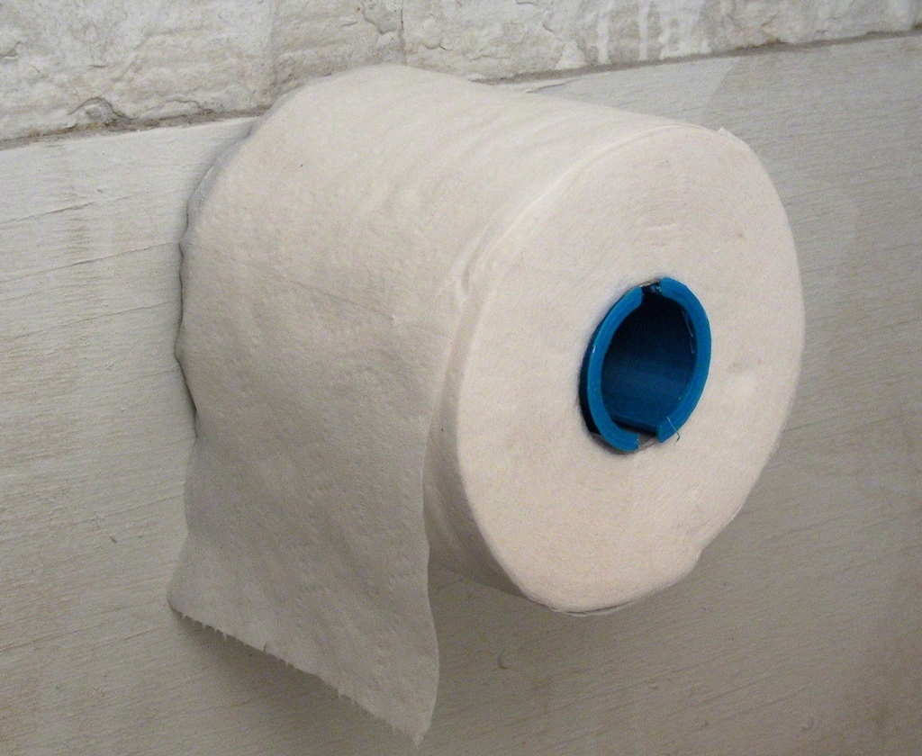 Toilet paper roll holder