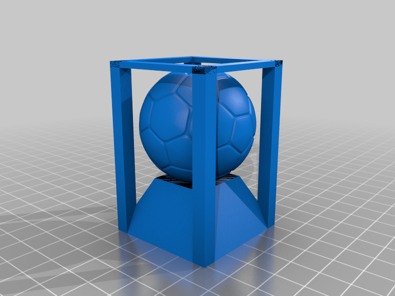 Soccer ball trophy