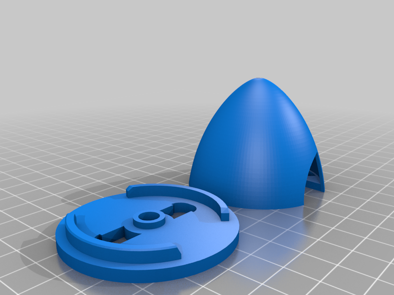 RC plane two, three and zero blade propeller spinner - clockwise and counter-clockwise