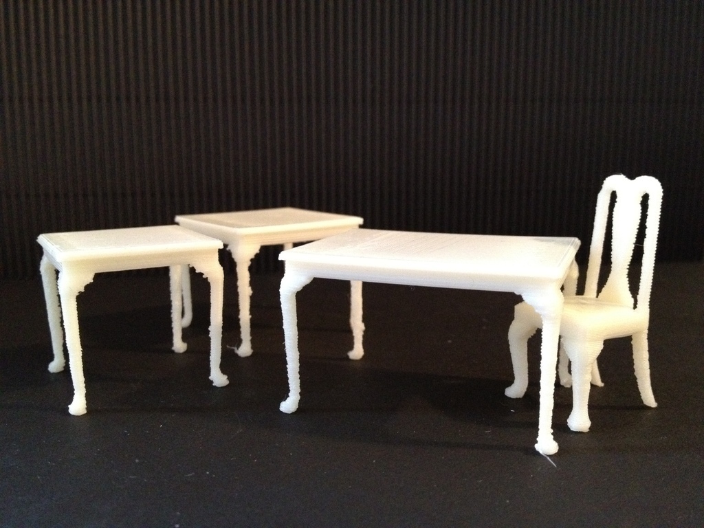 Miniature Queen Anne Dining Tables