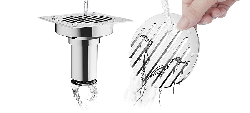 Slotted drain cover design