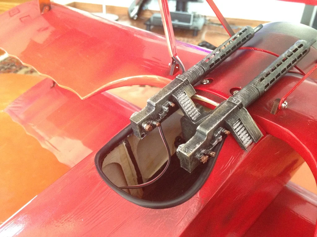 Spandau Machine Gun for Fokker DR1 - Electrifly by Great planes  .