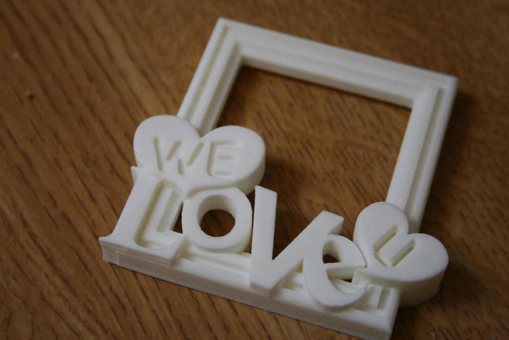WE LOVE U - Picture Frame