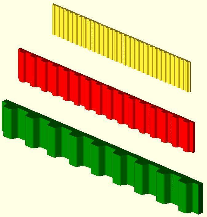 Parametric Open SCAD Timingbelts