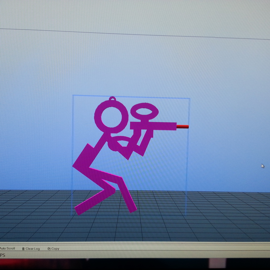 Paintball stick fig