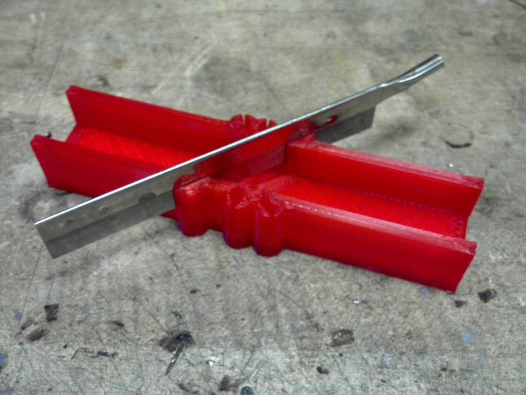 Miter Box for X-Acto Saw (Parametric)