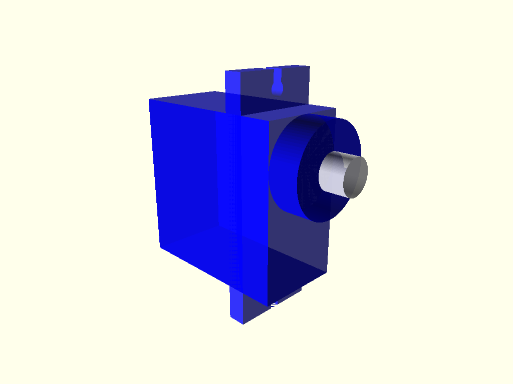 Microservo SG 90 - openscad