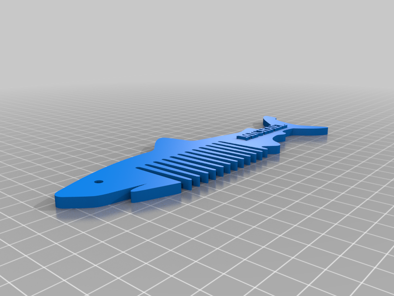 3D PRINTING A FIRST INTRODUCTION /  SHARK COMB REMIX