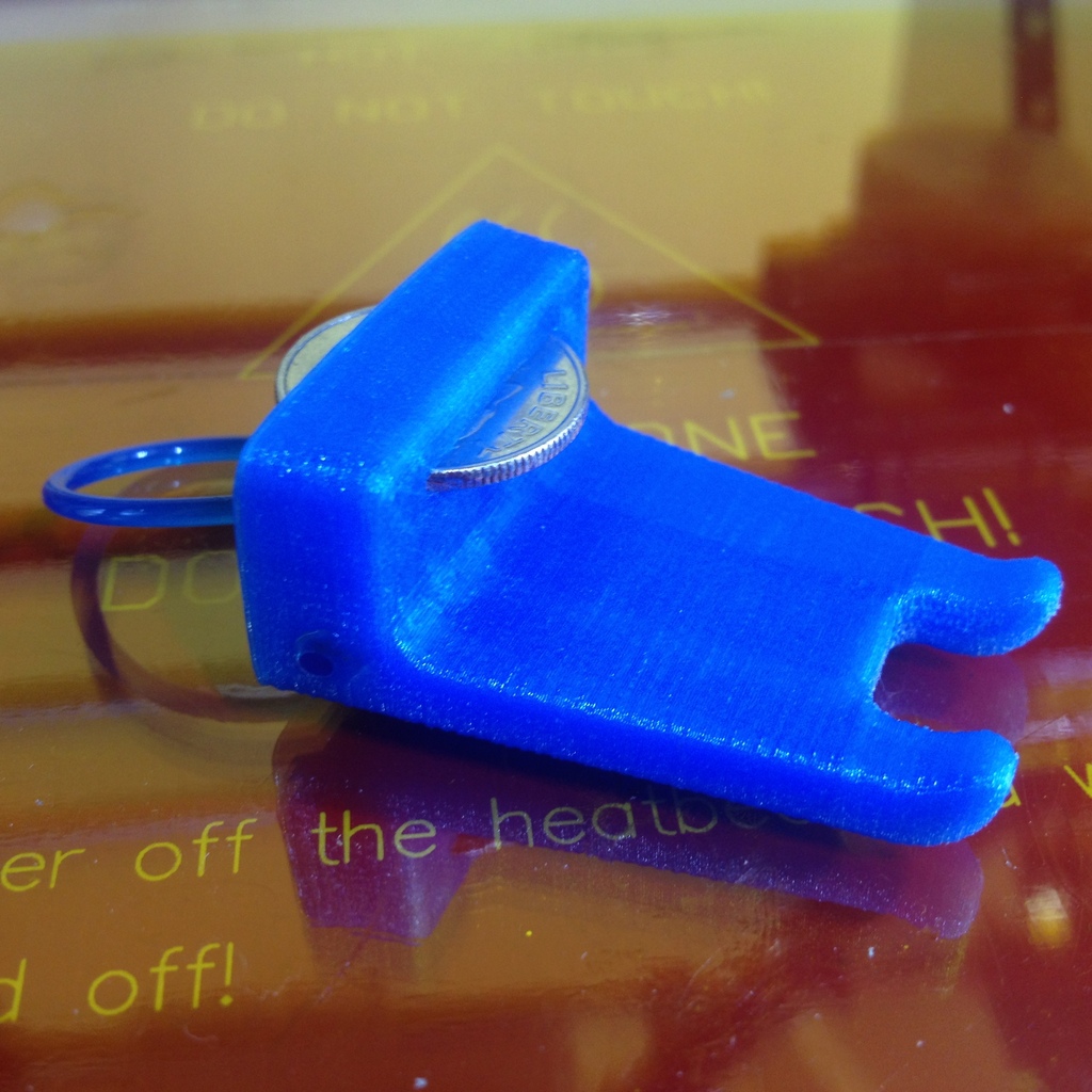dime bottle opener keychain + tips and settings for printing with Nylon