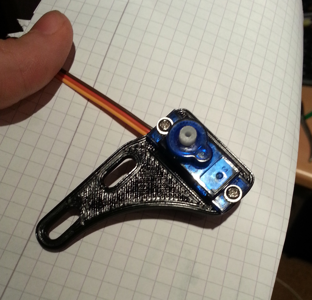 autobed leveling servo-mount/holder | for i3 rework | ch1t0 extruder