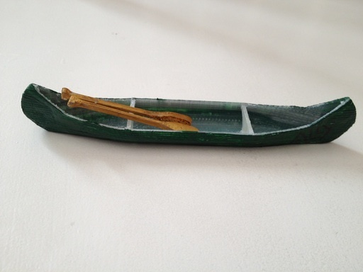 Realistic Model Canoe