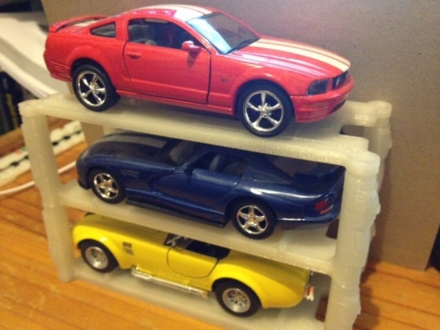 Stackable Model Car Rack (1:36 scale)