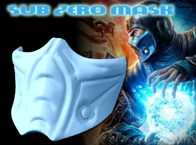 Sub Zero Mask - Full Size. Mortal Kombat