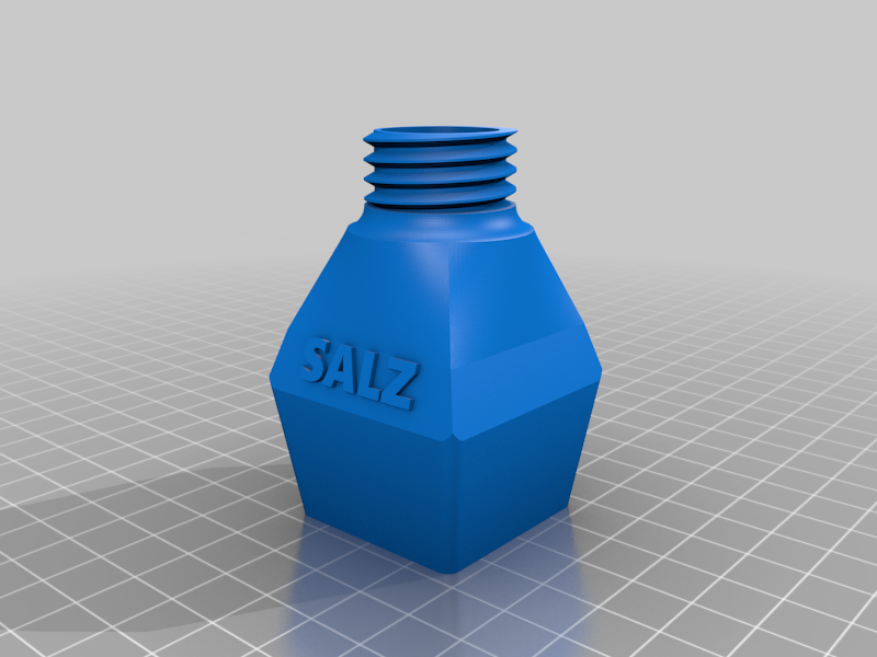 Salzstreuer - Salt shaker - REMIX of salt and pepper shaker from Marcolara2580