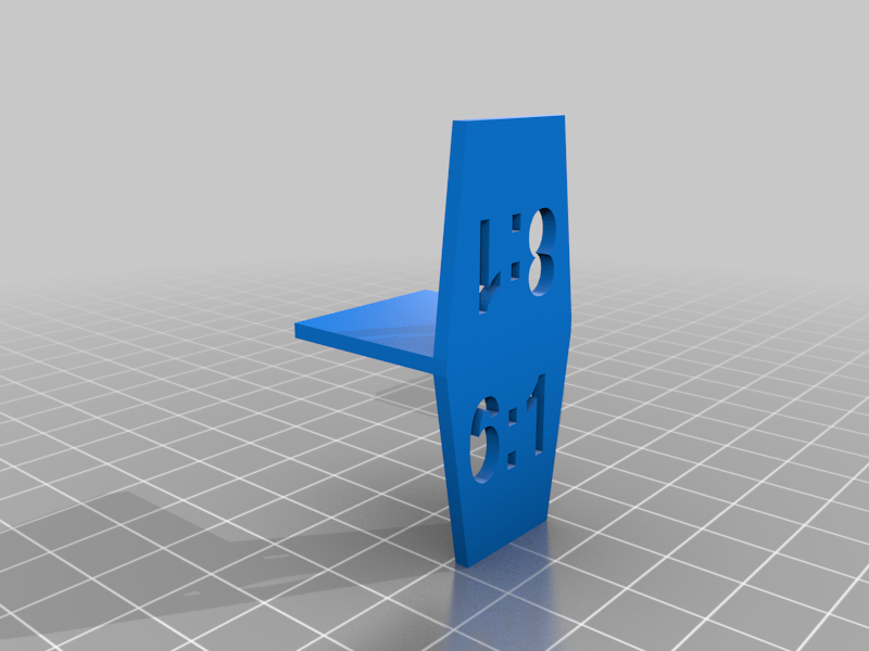 Woodworking Dovetail Joint Dual Ratio Template