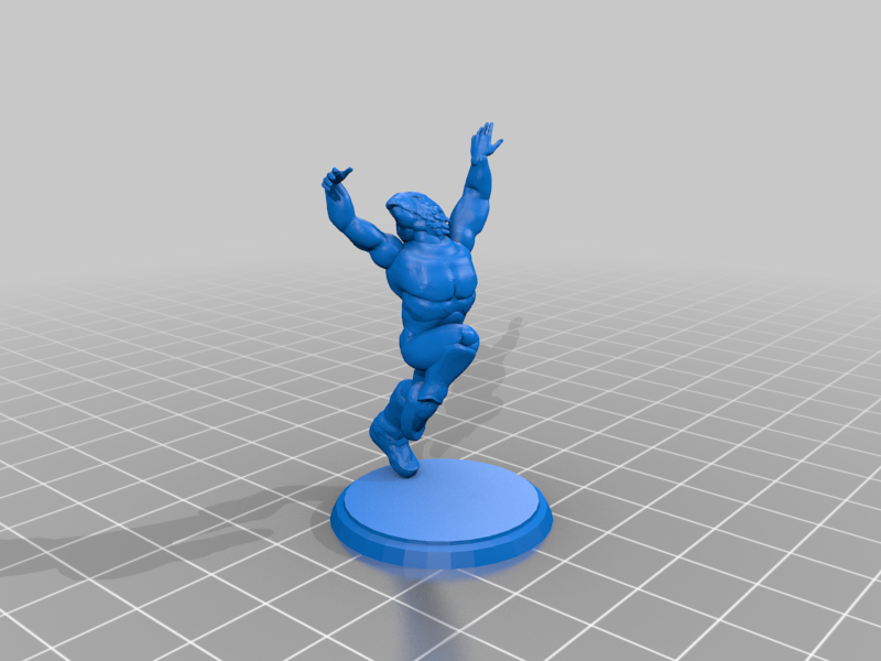 Magician's Red DnD miniature