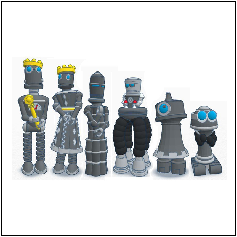 Robot Chess - Tinkercad
