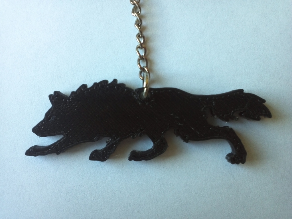 Wolf Keychain