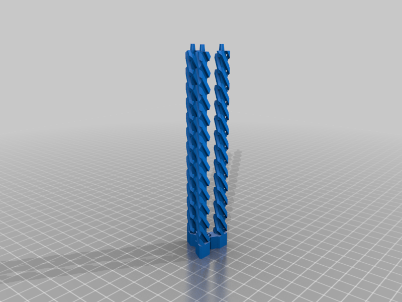Tetrahedral Racks with Endcaps and Pins